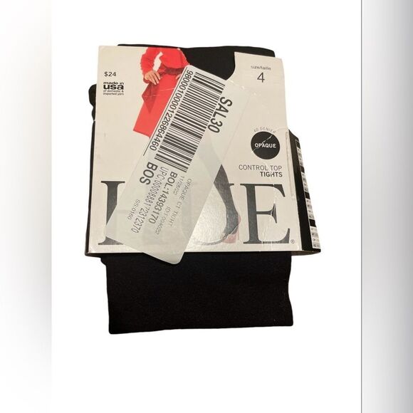 Hue - HUE Super Opaque Tights color: Navy size: 4 L - Picture 4 of 6